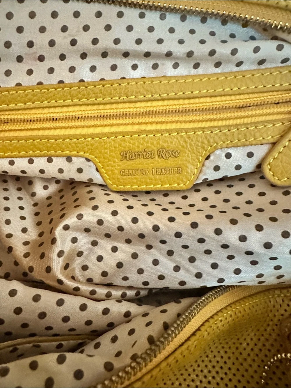💛 Harriet Rose Mustard Leather Tote Bag 💛 Soft Slouchy Satchel